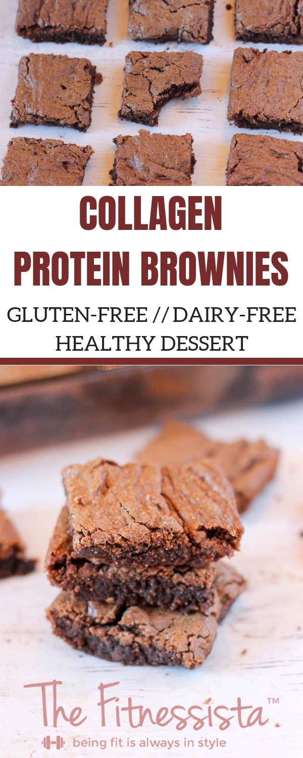 These gluten-free and dairy-free collagen brownies are packed with protein and healthy fats. They make an awesome healthy dessert, and have a fudgy texture. You’ll love them! fitnessista.com