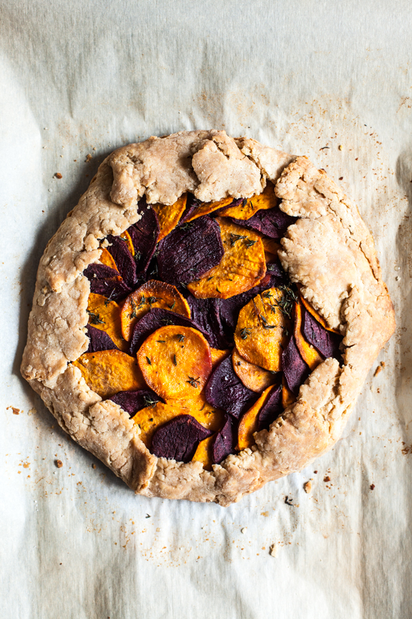 Sweet Potato Spelt Galette with Cashew Cheese | The Full Helping