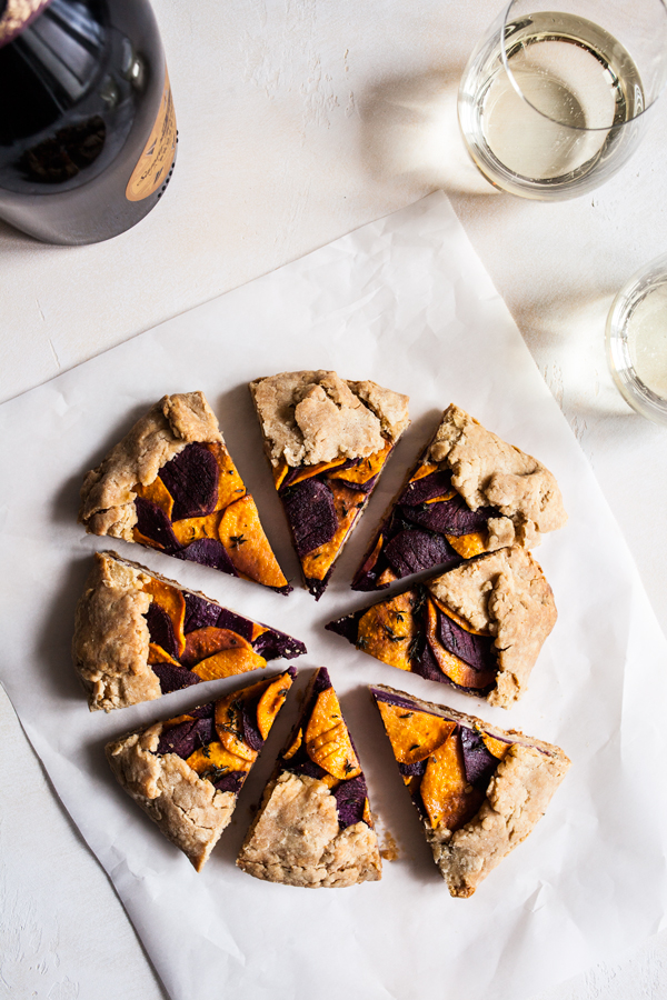 Sweet Potato Spelt Galette with Cashew Cheese | The Full Helping