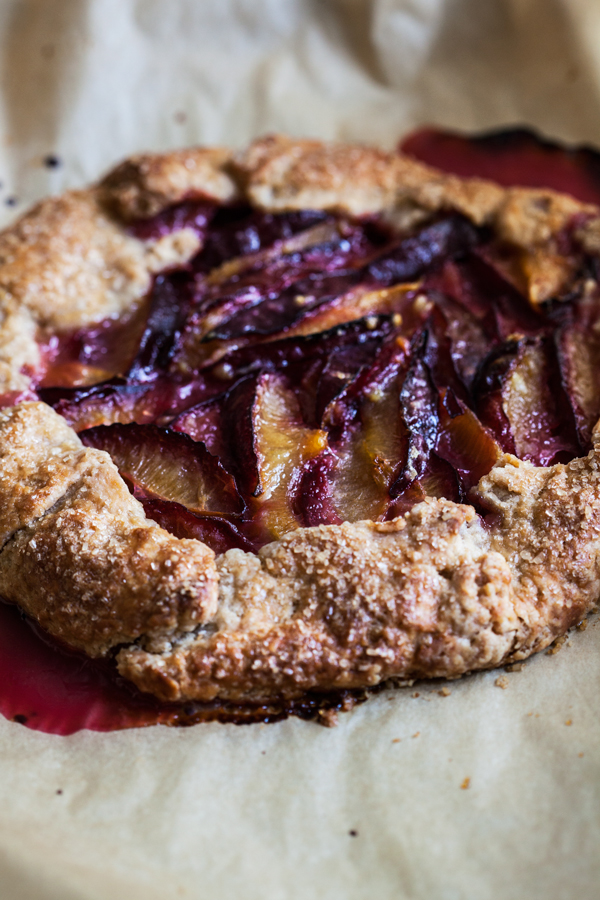 Vegan Spelt Plum Galette | The Full Helping