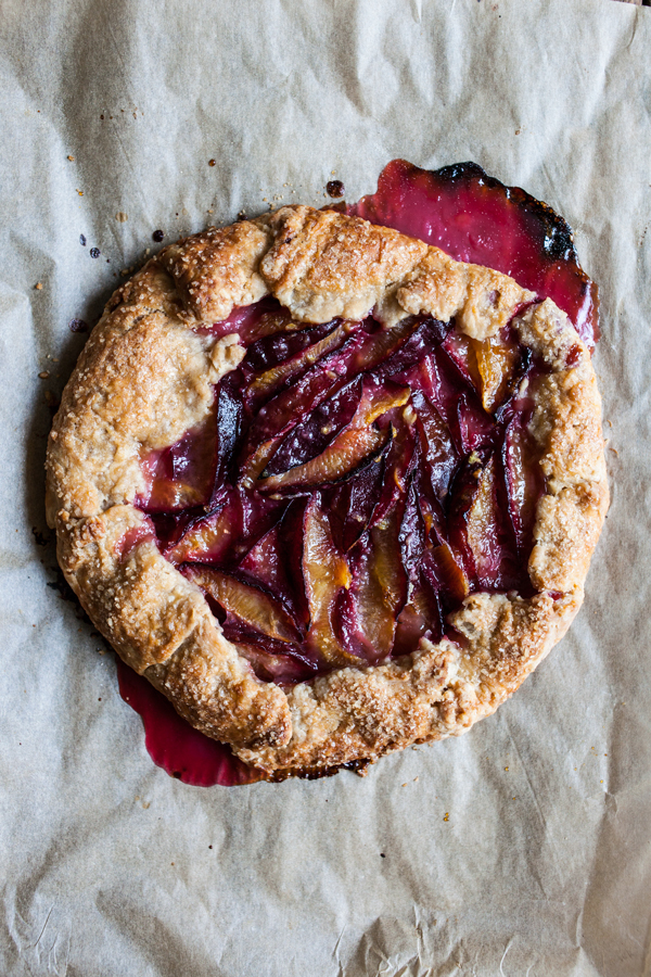 Vegan Spelt Plum Galette | The Full Helping