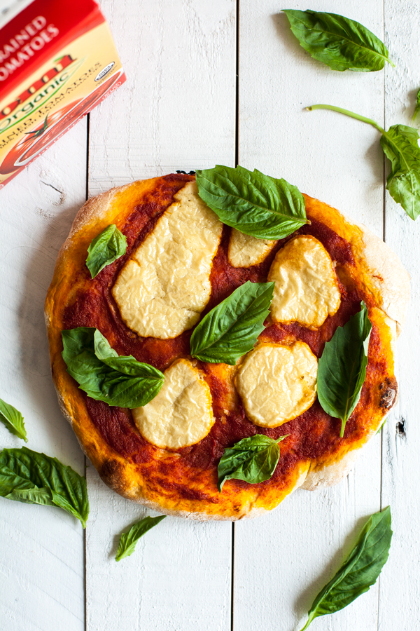 Perfect Vegan Pizza Margherita | The Full Helping