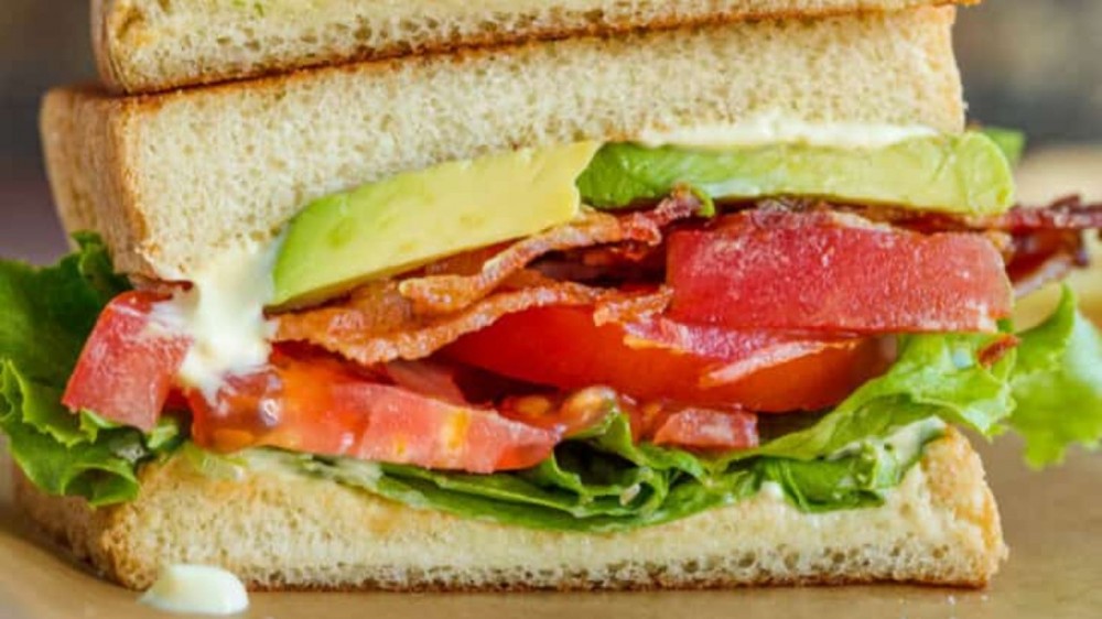 A BLT sandwich from Natasha's Kitchen.